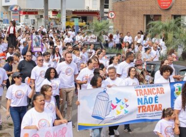 Vespasiano realiza caminhada em defesa da Luta Antimanicomial - Foto: Divulgação/Prefeitrua de Vespasiano