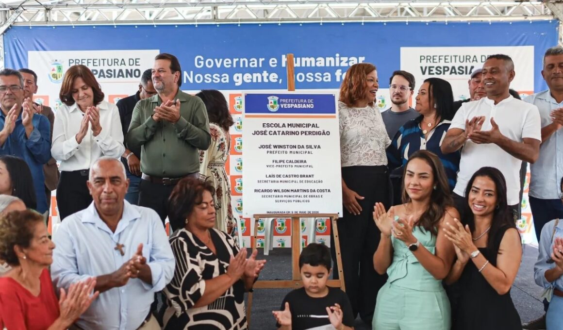 Vespasiano inaugura escola no bairro Jardim Imperial para 700 estudantes - Foto: Divulgação/Prefeitura de Vespasiano