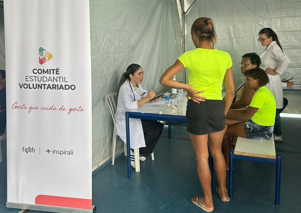 Estudantes da Faseh oferecem atendimentos gratuitos em Vespasiano - Foto: Divulgação