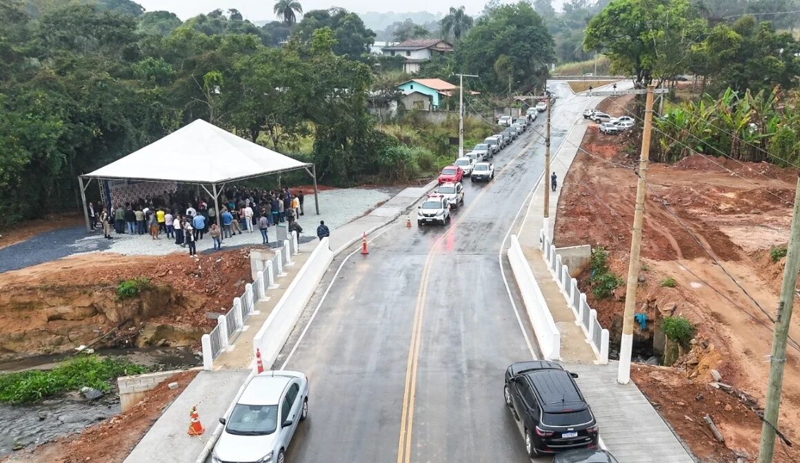 Prefeitura inaugura nova ponte no Bairro Angicos, em Vespasiano - Foto: Divulgação/Prefeitura de Vespasiano